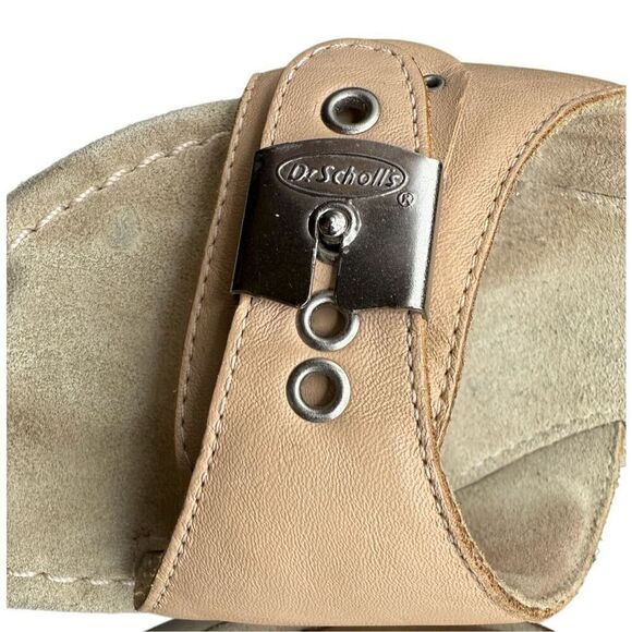 Dr. Scholls Willow Tan Slip-On Leather Shoe Sz. 8 Hard to Find - Picture 8 of 12